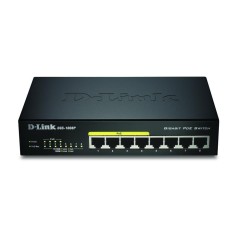 Upgrade Your Network with the D-Link DGS-1008P 8-Port Gigabit PoE Switch - Reliable, Fast, and Efficient!